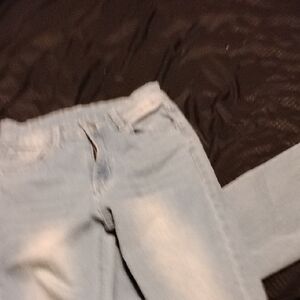 SHEIN Light Blue Denim Leggings